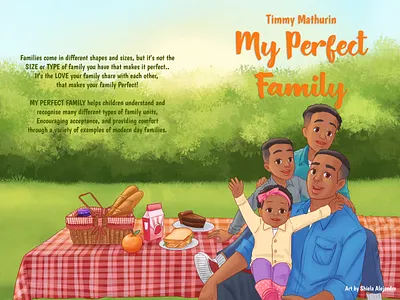 My Perfect Family children book illustration childrens book childrens illustration illustration kidlitart kidlitillustration