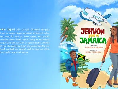 Jevhon Goes To Jamaica children book illustration childrens book childrens illustration illustration kidlitart kidlitillustration
