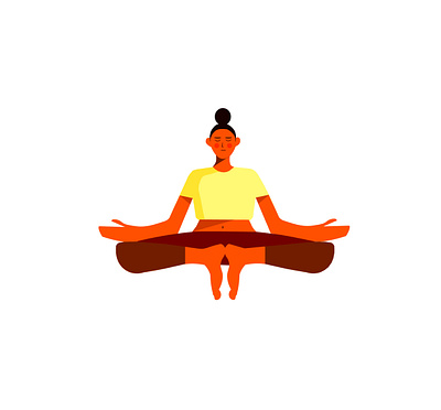 yoga characterdesign design flatcharcter desgine illustration