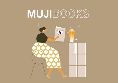 MUJI BOOKS design illustration 生活