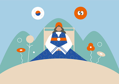 Korea design illustration 旅游 生活