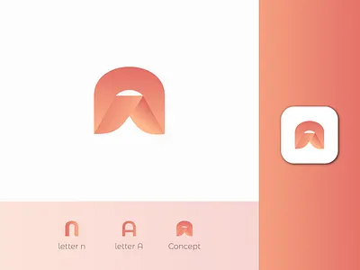 Letter N + A Logo Concept 2021 logo a b c d e f g h i j k l m n app logo branding creative logo elegant logo gradient logo identity illustraion logo designer logo presentation logotype minimal logo modern logo design o p q r s t u v w q y z simple logo startup logo vector mark icon