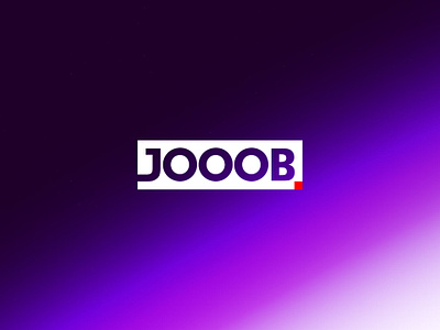 JOOOB - Find jobs as individual badge design job market joob logo design marketplace minimalist logo