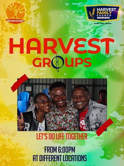 Small Groups Poster branding graphic design