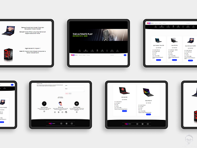 UI Website Design - NGC Computer ui ui design uiux uiux design