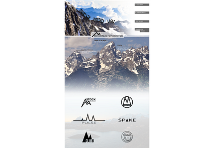 Mountain Inspired Logo Set branding design icon logo logo design logo set logodesign logos minimal minimalist minimalistic minimalistic logo mountain mountain logo mountains outdoor outdoor logo outdoors symbol symbolism