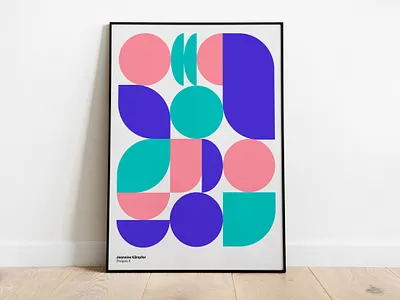 30 Days Poster Challenge | Shape Study II abstract design flat illustration poster poster a day poster challenge poster design shape