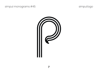 P Monogram adobe illustrator brand brand design brand identity branding clean dailylogo design logo logo design logo designs logos logoservices logoset logotype minimal minimalist logo monogram p p logo