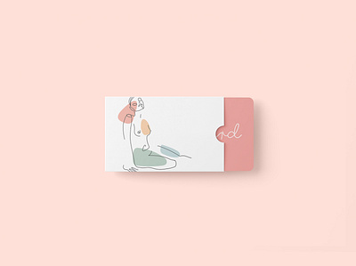 Gift card 2 beauty salon body branding character cosmetic logo design female gift card illustration sticker typography