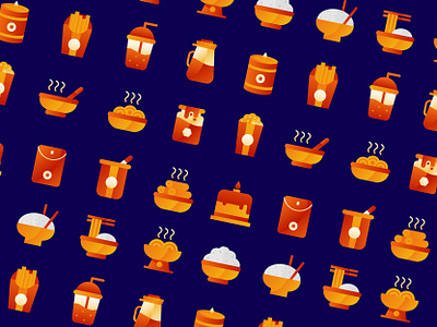 Food and drinks icon design food food and drink icon icon design iconography illustration ui ux vector