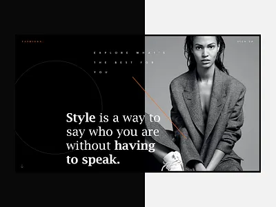 UI/UX Landing Page Design for Fashiona adobe branding fashion fashion brand fashion website homepage landing page minimal ui ui design uidesign uiux ux ux design uxdesign uxui webdesign website website design xd design