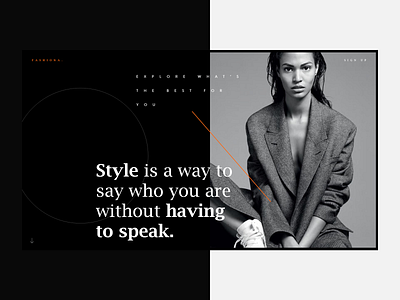 UI/UX Landing Page Design for Fashiona adobe branding fashion fashion brand fashion website homepage landing page minimal ui ui design uidesign uiux ux ux design uxdesign uxui webdesign website website design xd design