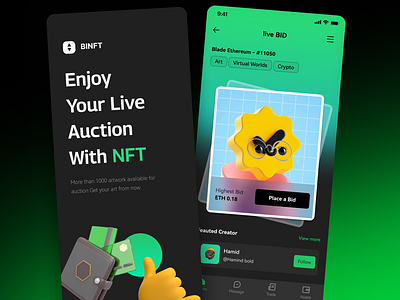 NFT trading platform for Hong Kong customers app blockchain design nft trading platform ui ux