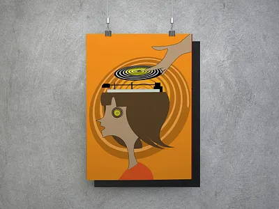 mind control design illustration