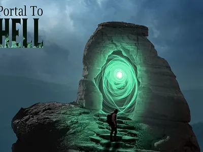 "Portal to Hell" 🔥 artwork design photo manipulation photoshop