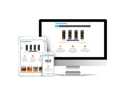 Site AromaDry design dev devident illustrator photoshop site typography ui ux vector web webdesign