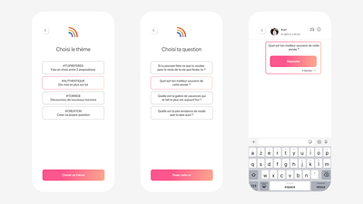 Pride V2 : questions app application ask design graphic design illustration lgbt lgbtqia logo message pride question typography ui ux v2