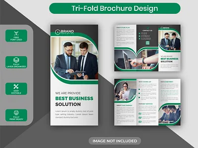 Creative Modern Corporate Business Trifold Brochure Design bifold brochure brand design brochure brochure design brochure template business commercial corporate creative design graphic design modern design trifold trifold brochure trifold brochure design