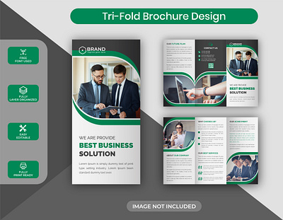 Creative Modern Corporate Business Trifold Brochure Design bifold brochure brand design brochure brochure design brochure template business commercial corporate creative design graphic design modern design trifold trifold brochure trifold brochure design