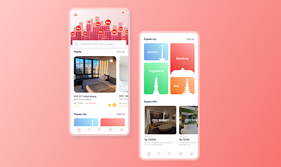 Redesign OYO Apps branding clean clean design clean ui dailyuichallenge design icon illustration illustrations mobile