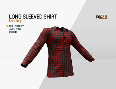 Long Sleeved Shirt Mockup advertising apparel casual shirt cloth clothes coat custom shirt customized fabric customized shirt customized t shirt design fabric formal shirt full sleeve shirt mockup pattern photoshop design product mockup psd real shirt