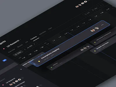 Timeline calendar date design exploration management pick date project saas task task management timeline ui user interface ux