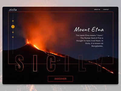 Immersive Web Experience dailyui design designer figma freelancer sicily uidesign uiinspiration userinterface uxdesign uxui webdesign webdesigner website