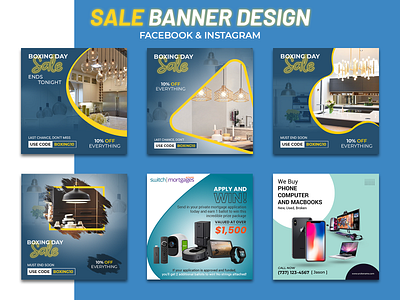 Sale Banner Design | Instagram & Facebook banner banner ad banner design business banner instagram banner instagram post sale banner social design social media design social post