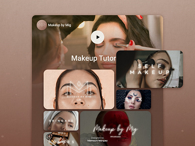 Makeup By Mig brand branding design designer identity logo logodesign logos ui ux