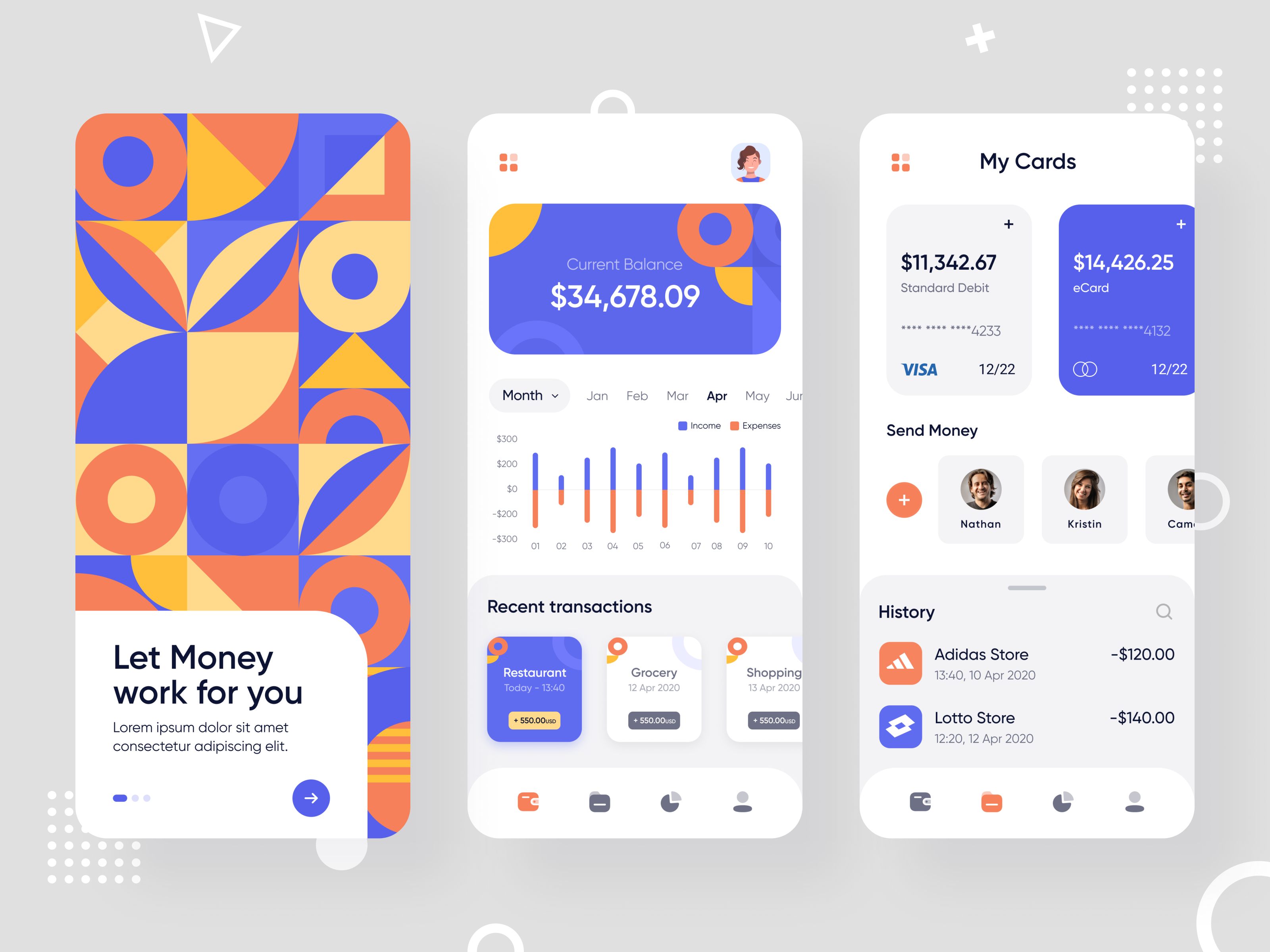 Banking Apps Figma Animation by Shahin Srowar🚀 on Dribbble