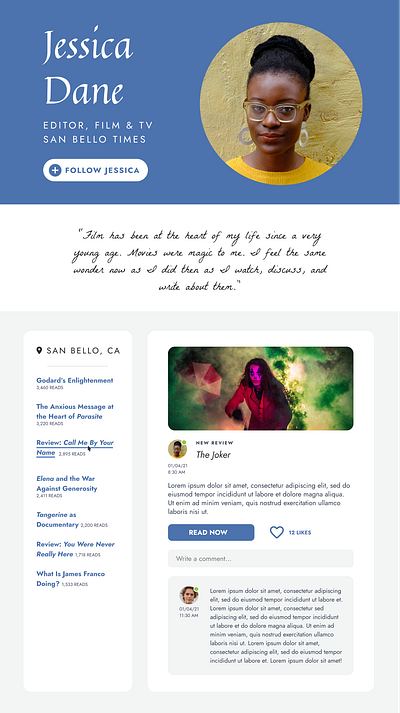 User Profile & Settings app dailyui dailyui006 dailyuichallenge mobile mobile ui ui ui ux ui design uidesign uiux website