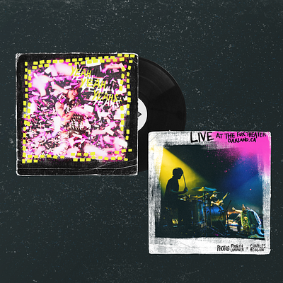 Yeah Yeah Yeahs Live Album Cover album artwork album cover design hand lettering vinyl record