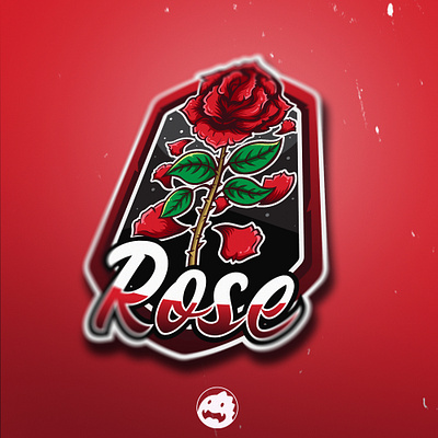 ROSE LOGO branding esport esportlogo gaming gaming logo illustration illustrator logo logo design mascot logo rose stream vector
