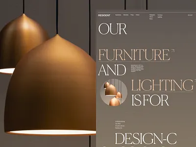 Resident animation app branding clean concept design ui ux vector