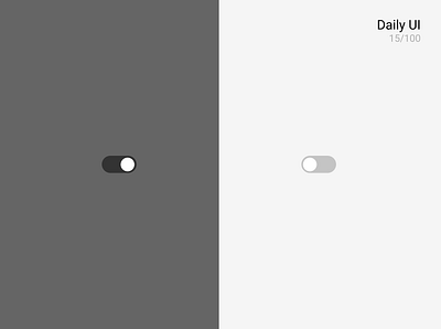 Daily UI #015 • On/Off Switch 015 dailyui design icon ui