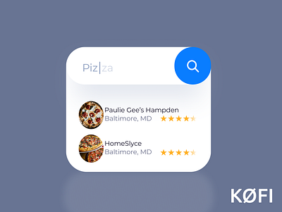 Restaurant Search adobexd animation app design figma icon illustration ui ux vector