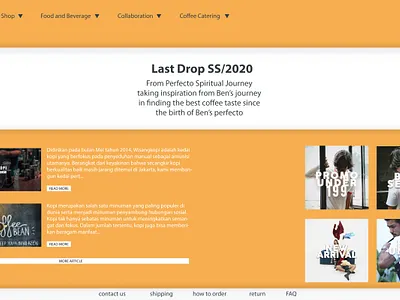 re design filosofi kopi website adobephotoshop designcard designeditor designer editordesign editormenu editorpost ui design uidesign uiuxdesign uxd uxdesign website