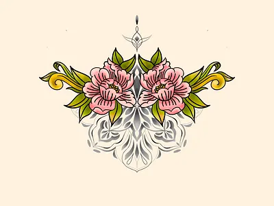 rib tattoo art design illustration procreate tattoo tattoos
