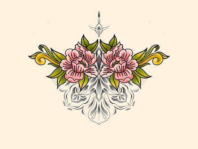 rib tattoo art design illustration procreate tattoo tattoos