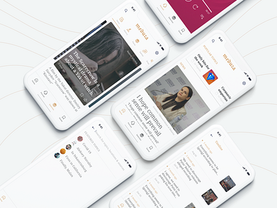 News App app design minimal news news app ui ux