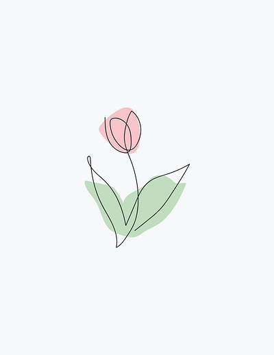 Minimal Flower! adobe adobe illustration art artwork brand branding colorful design dribbble figma flower graphic design icon illustration illustrator logo mark minimal vector