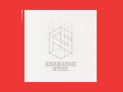 Krakatau Steel Logo branding company company profile design logo typography