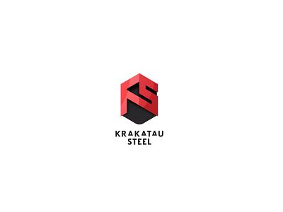 Krakatau Steel logo branding company company profile design logo typography