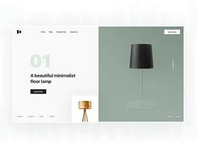 SaaS Hero Header - Furniture Store design furniture homepage landing page landingpage saas saas app saas design saas landing page saas website template uiux web development company web templates
