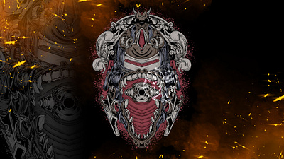 Mecha Kong beast cyberpunk gorilla illustration kingkong mecha mechanic merchandise robot tshirt wild