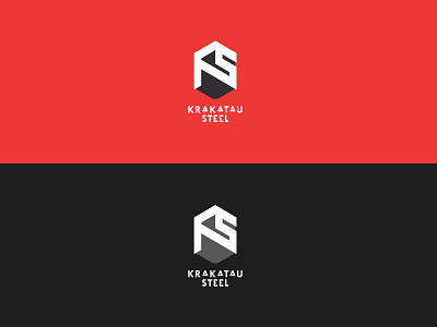 Krakatau Steel logo branding company company profile design logo typography