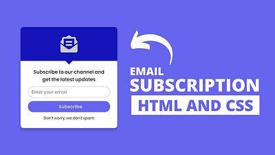 Email Subscription Box Design cssform cssformdesign newsletterbox newslettersubscribebox subscribebox suscribeformdesign