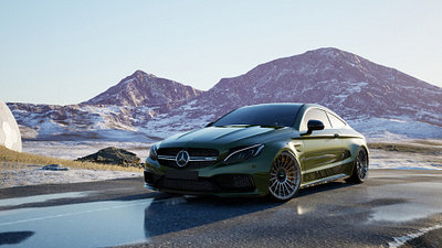 3D Mercedes-Benz modeling 3d 3d car 3d model 3d modeling