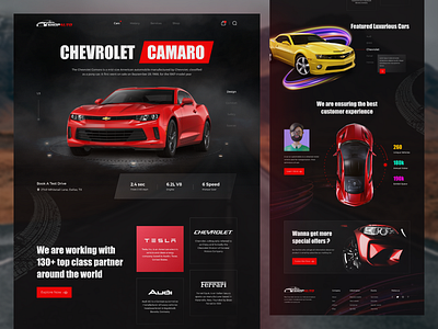 Carselling Website UI Design app design app ui design car car rental car selling design luxery minimal ui ux