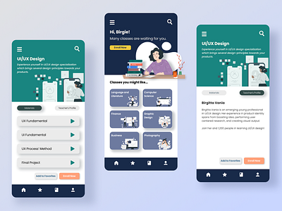 COURSE APP illustration ui ui design uidaily uidesign uiux uiux design uiuxdesign